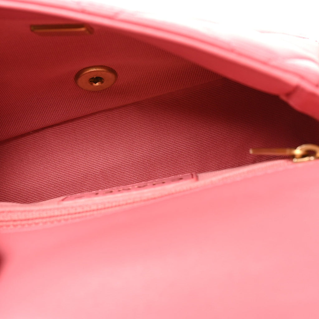 Lambskin Quilted CC Small Dynasty Flap Pink