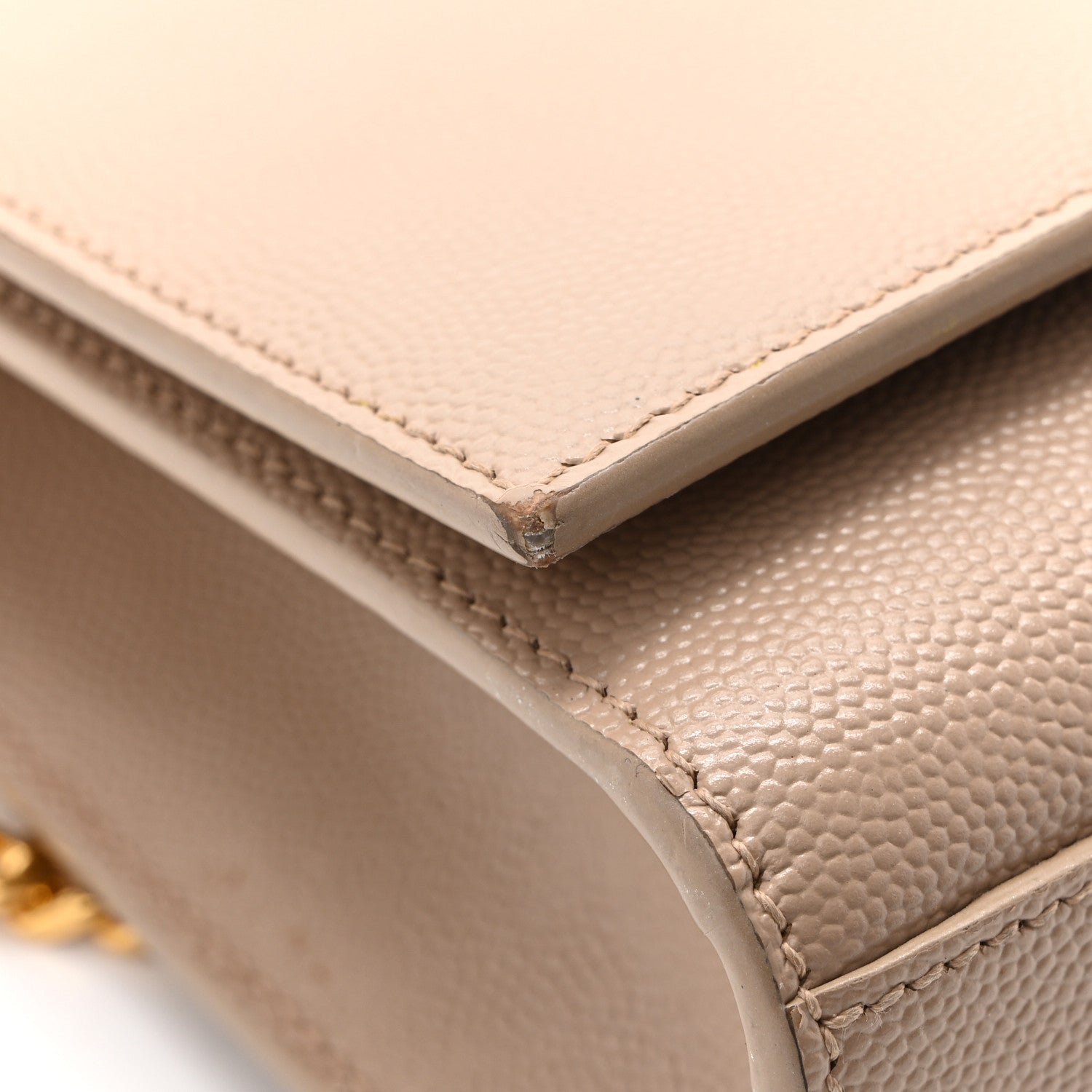 Grain De Poudre Small Monogram Kate Satchel Dark Beige