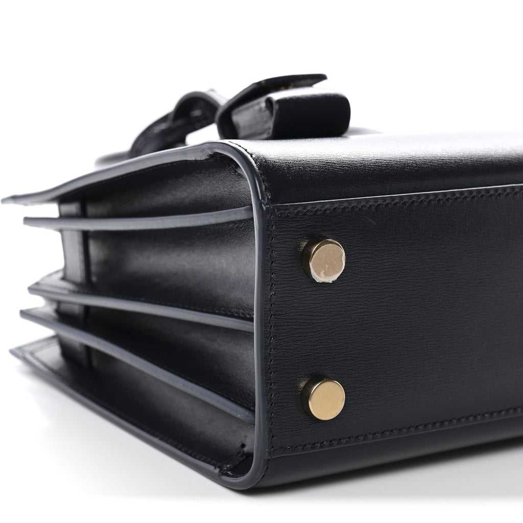 Calfskin Nano Sac De Jour Deep Marine
