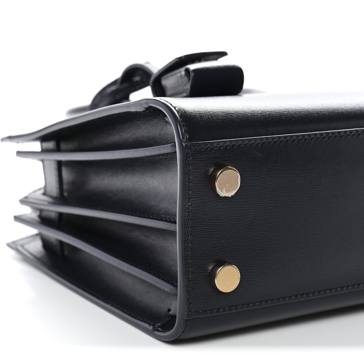 Calfskin Nano Sac De Jour Deep Marine
