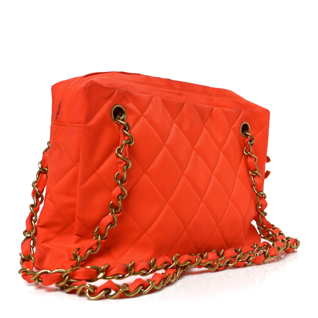 Quilted Camera Case Orange