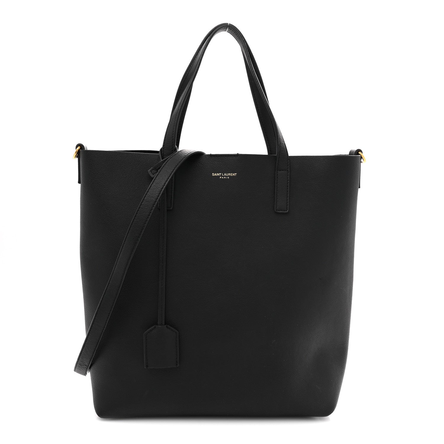 Calfskin Toy Shopping Tote Black