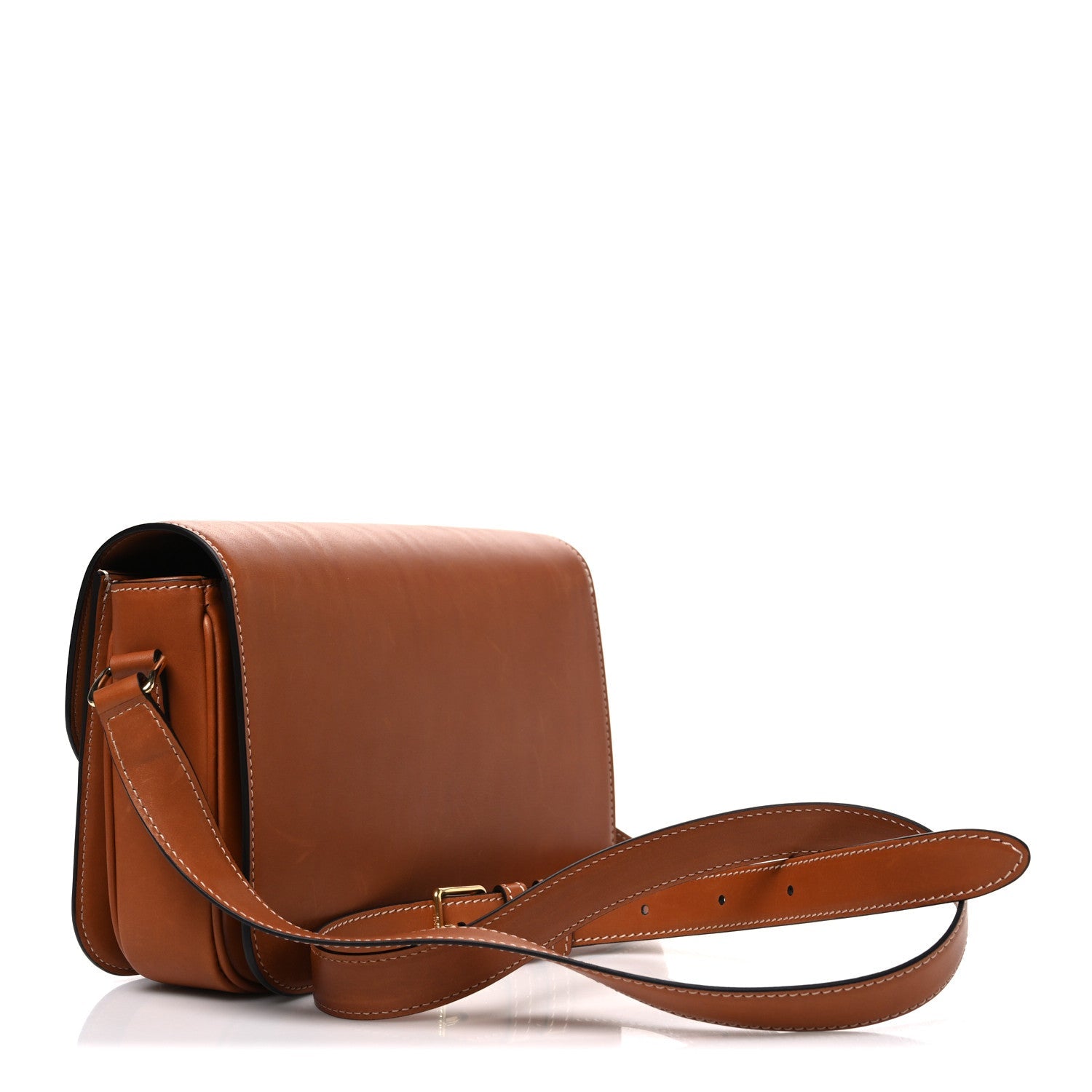 Natural Calfskin Medium Triomphe Tan