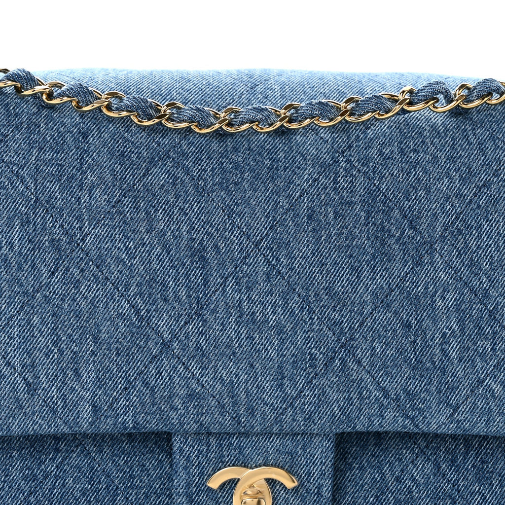 Denim Souplissimo Maxi Flap Blue