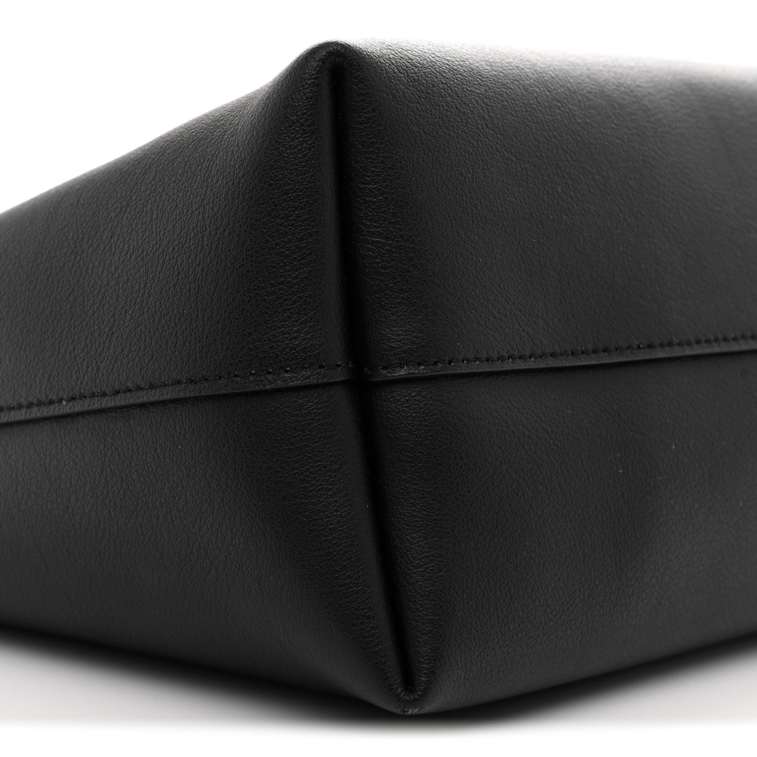 Calfskin Large Shopping Tote Black