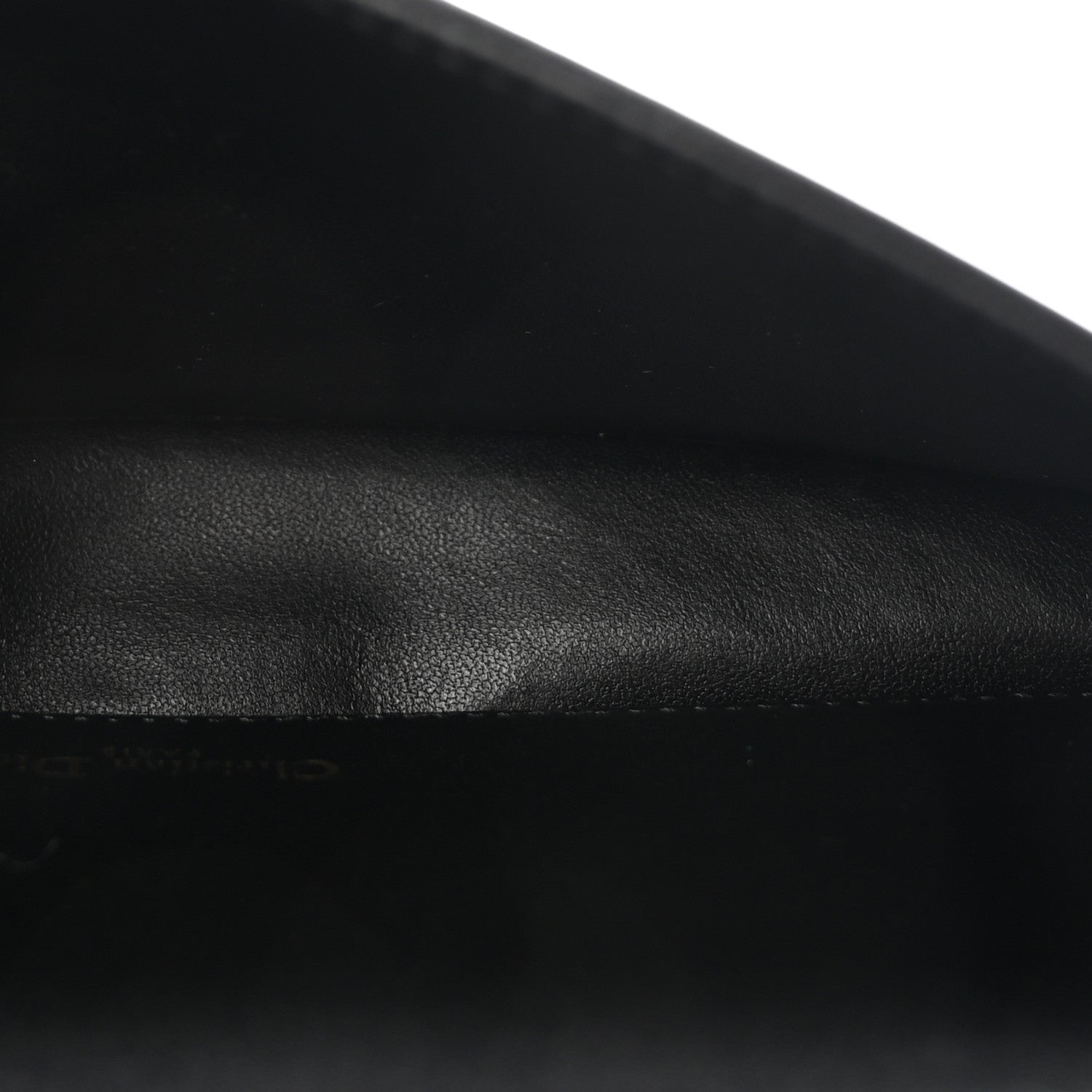 Lambskin Cannage Lady Dior Pouch Black
