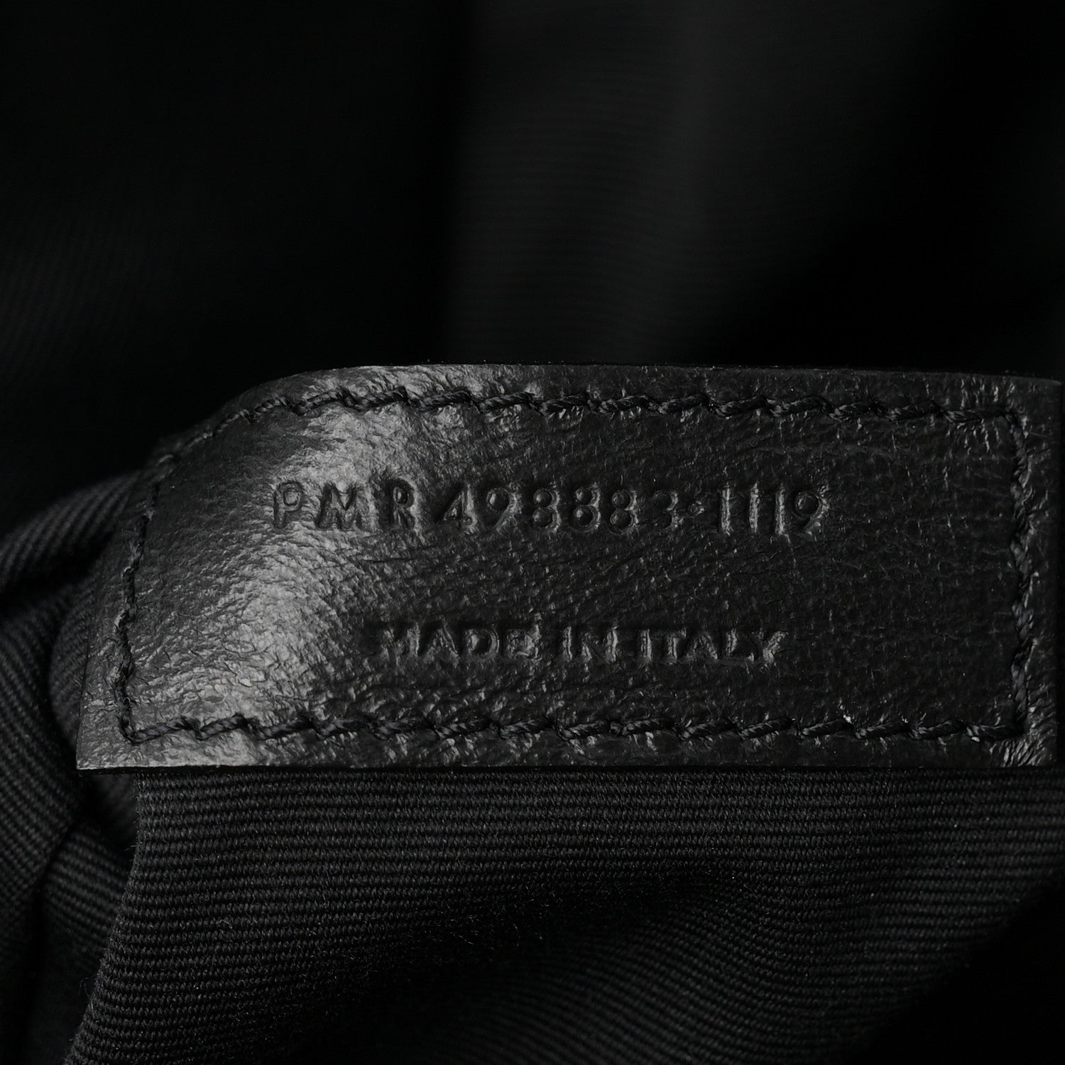 Crinkled Calfskin Matelasse Monogram Large Niki Chain Satchel Black