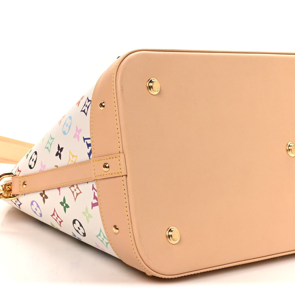 LV x TM Monogram Multicolor Alma Travel White