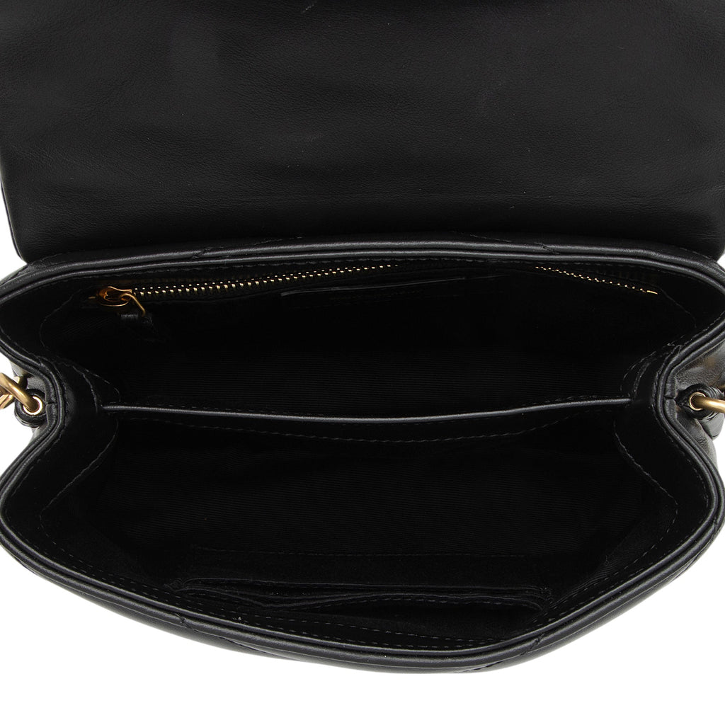 Saint Laurent Matelasse Calfskin Monogram LouLou Toy Crossbody (SHF-yd38W0)