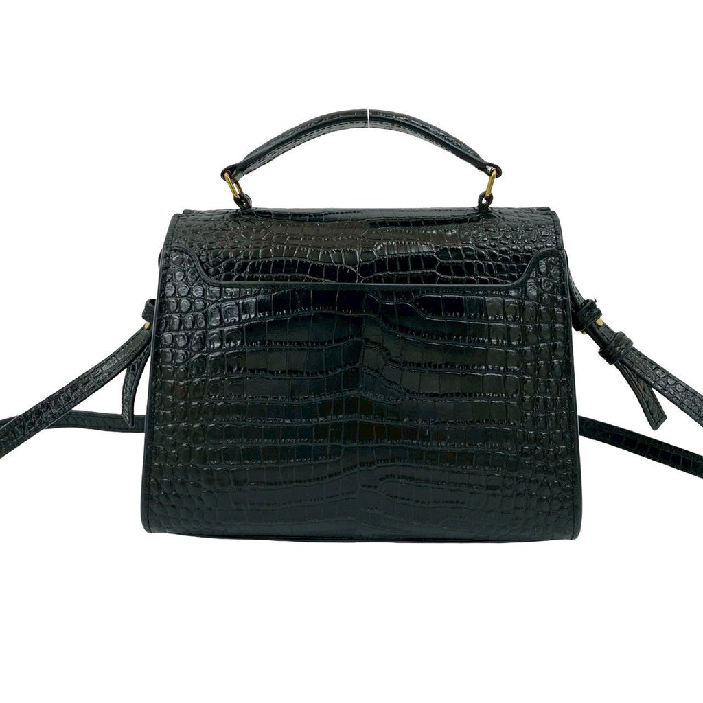 Saint Laurent Paris Cassandra YSL Logo Leather 2way Shoulder Bag Handbag