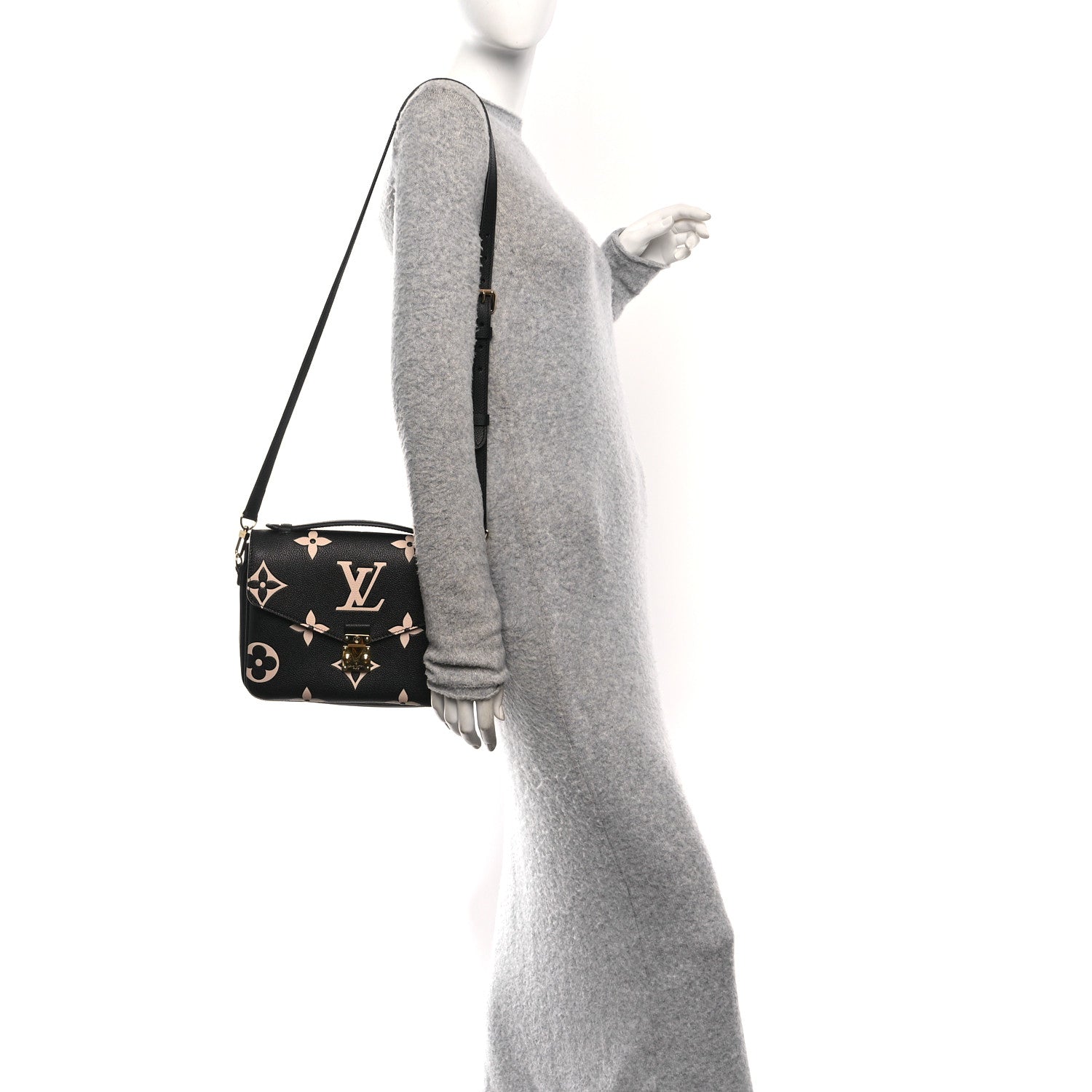 Empreinte Monogram Giant Pochette Metis Black Beige Black Beige