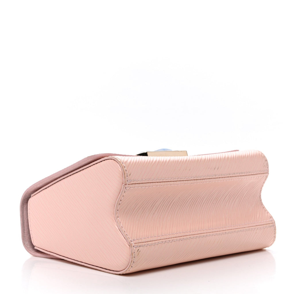 Epi Moonstone Twist Shoulder Bag PM Rose Jasmine