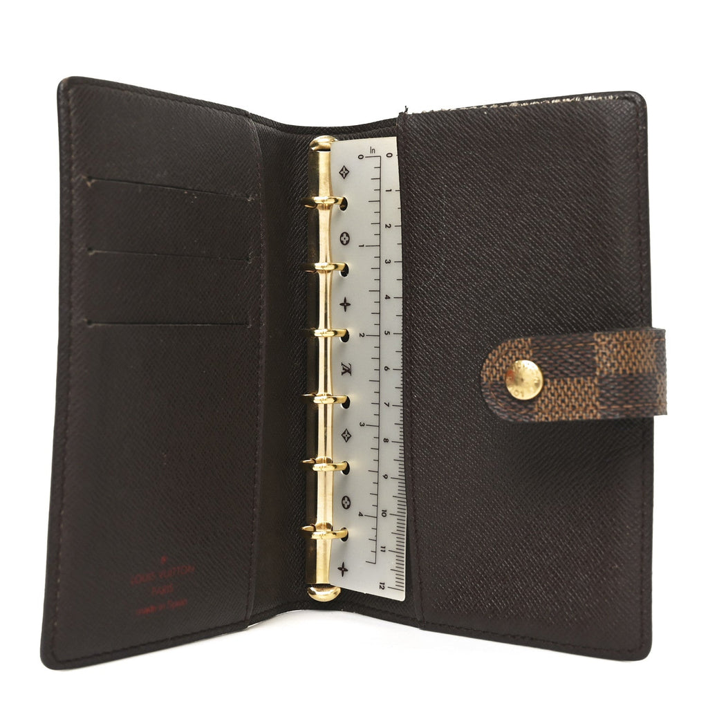 Damier Ebene Small Ring Agenda Cover
