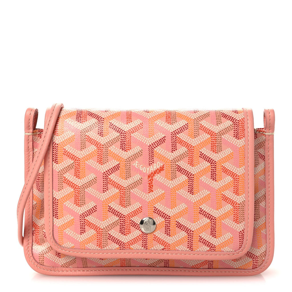 Goyardine Plumet Wallet Clutch Powder Pink
