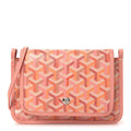 Goyardine Plumet Wallet Clutch Powder Pink