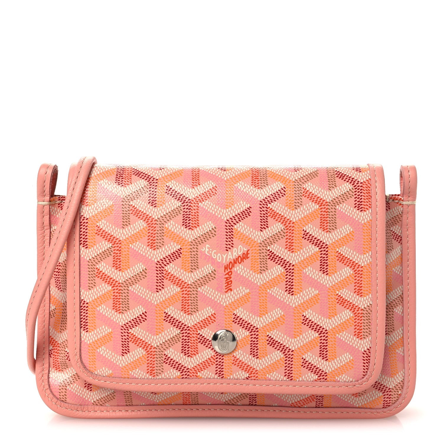Goyardine Plumet Wallet Clutch Powder Pink