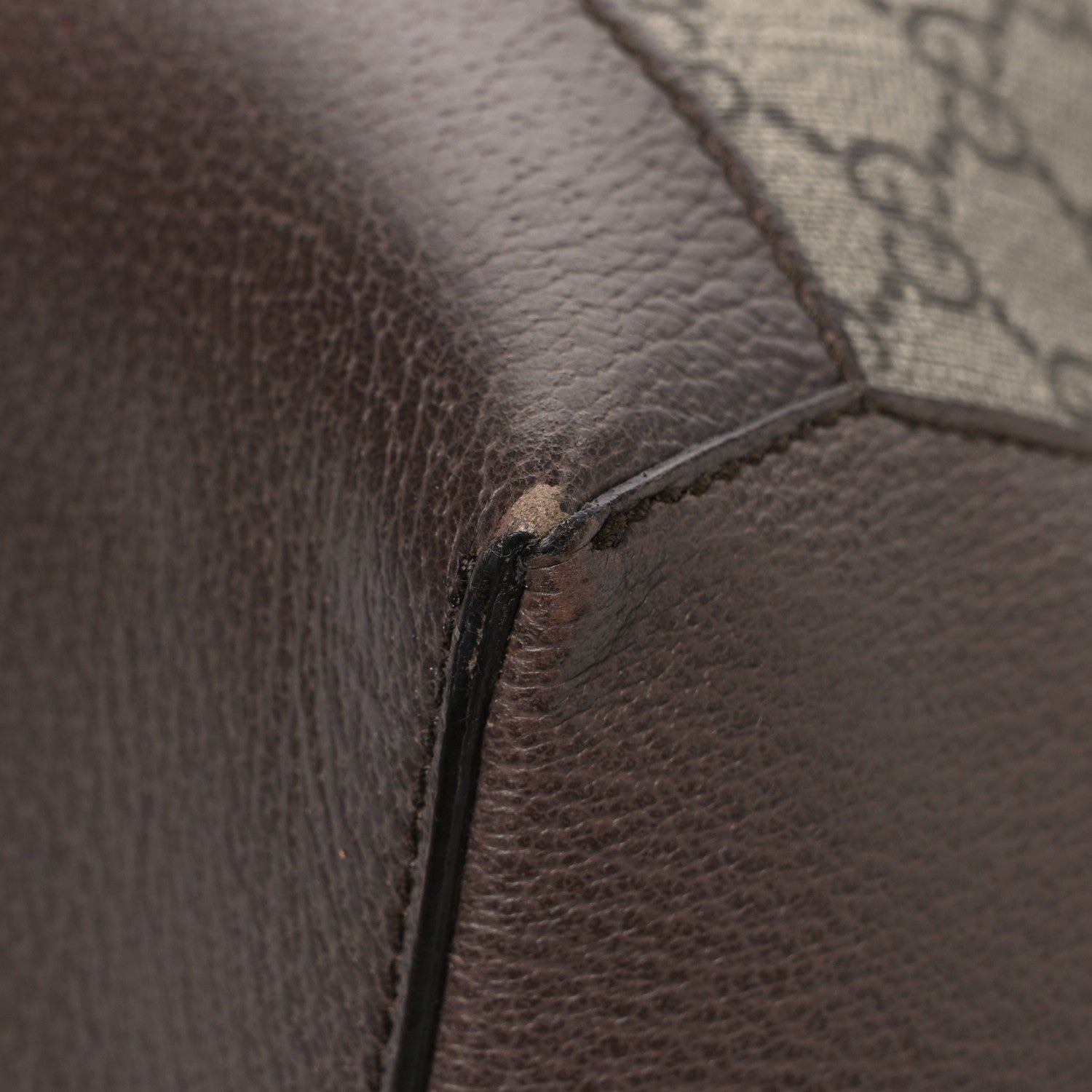 Gg Supreme Monogram Web Ophidia Tote Brown