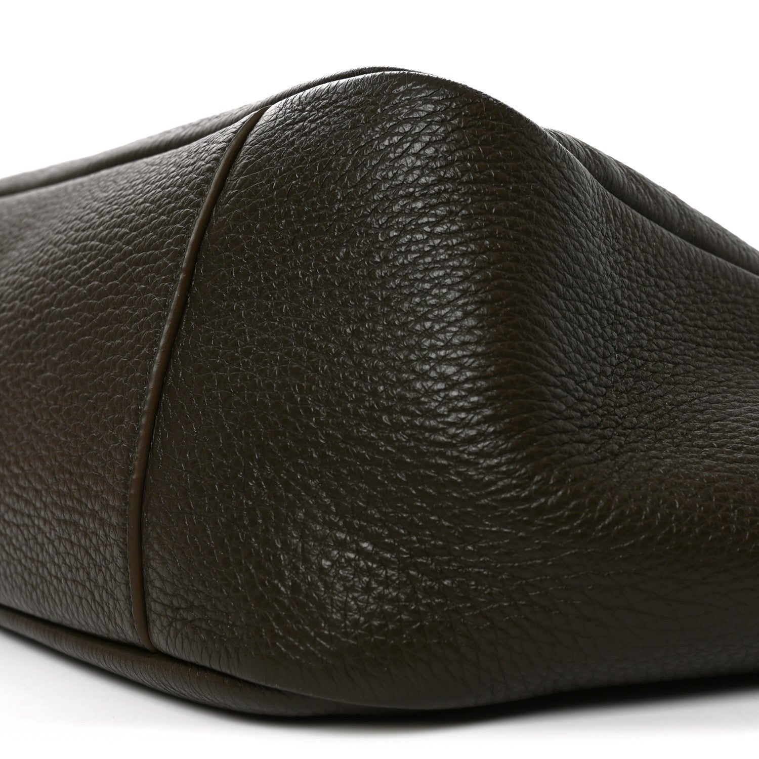 Grained Deerskin Bea Tote Light Musk