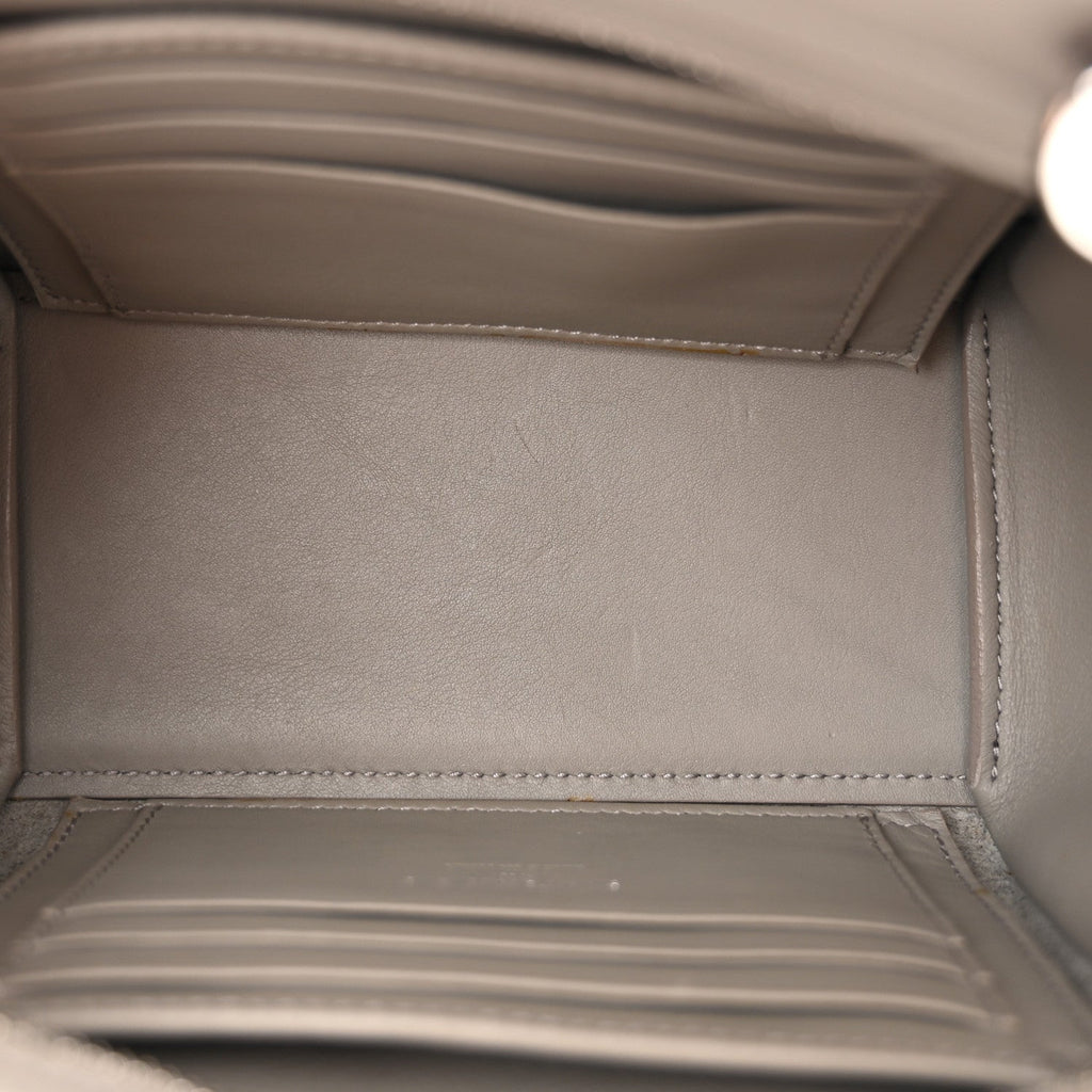 Calfskin Monogram Toy Cabas  Oyster Grey