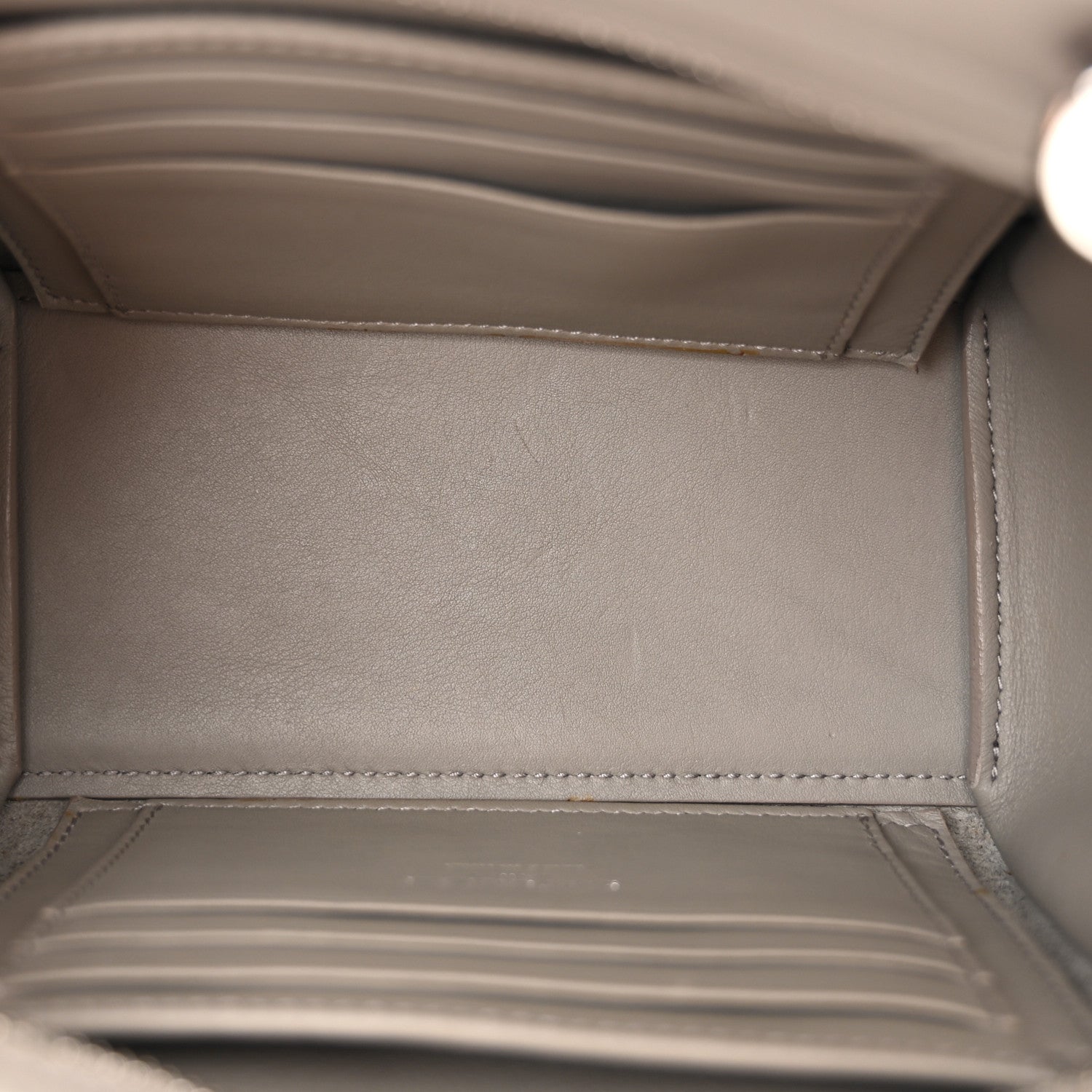 Calfskin Monogram Toy Cabas  Oyster Grey