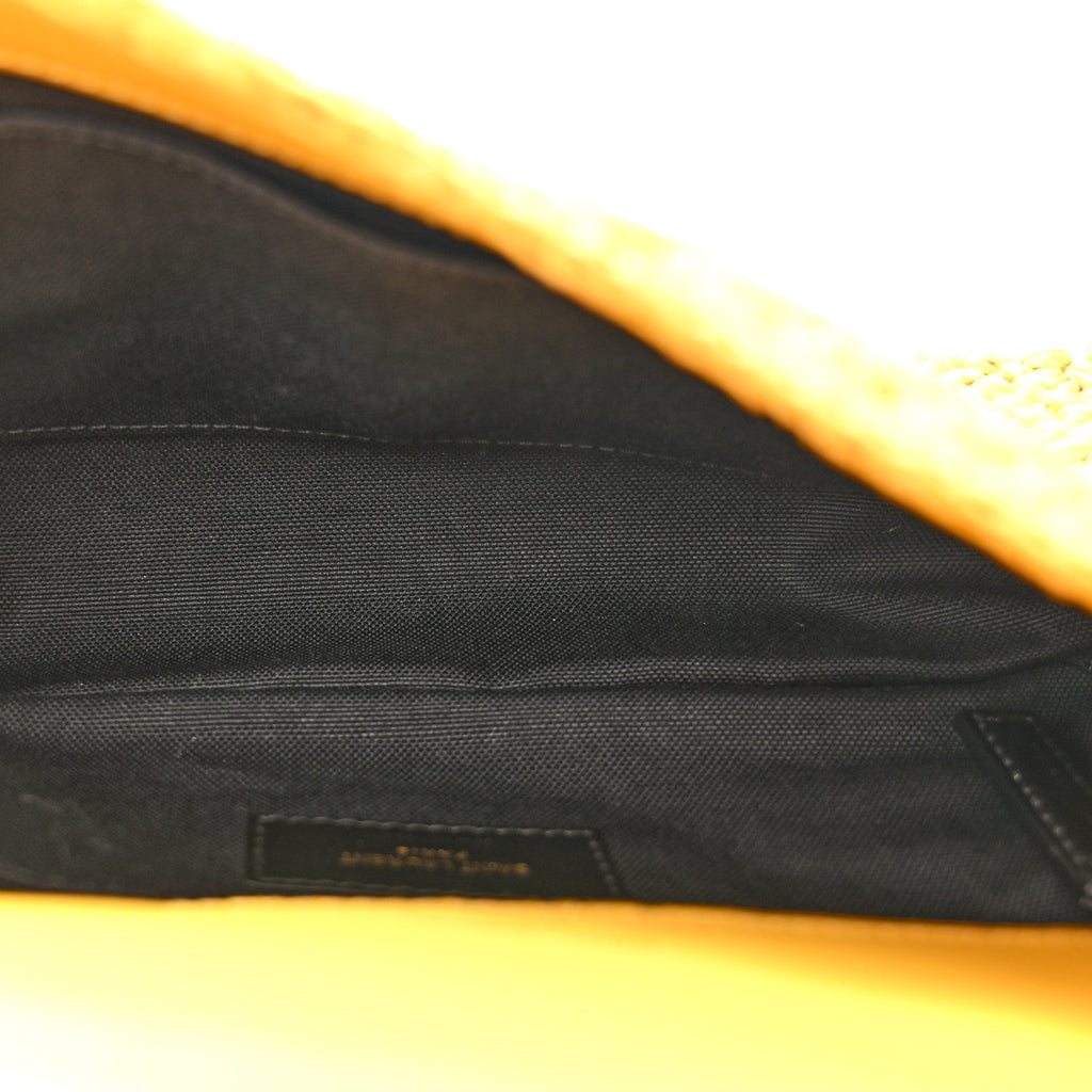 Raffia Monogram Medium Jamie Wheat