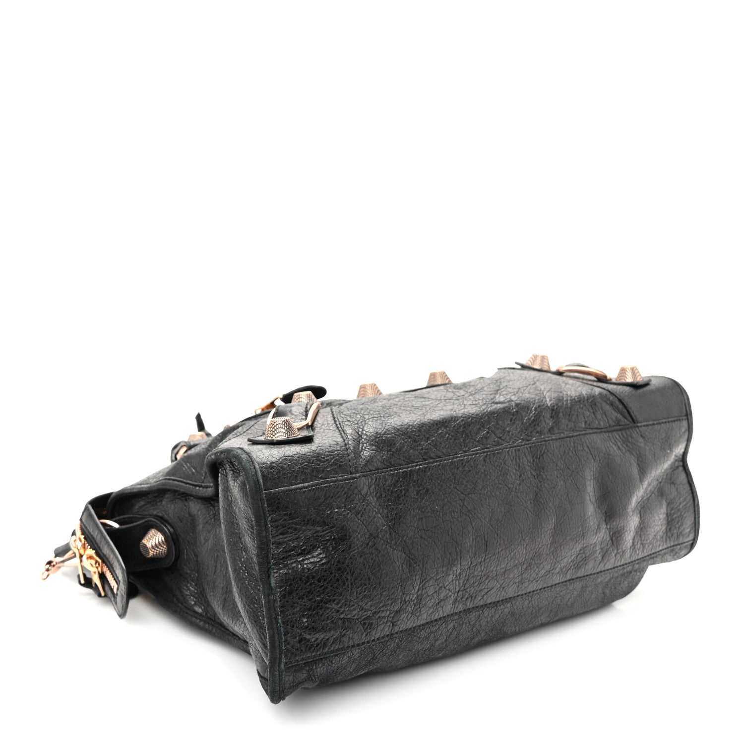 Agneau Giant 21 Rose Gold Hardware City Black