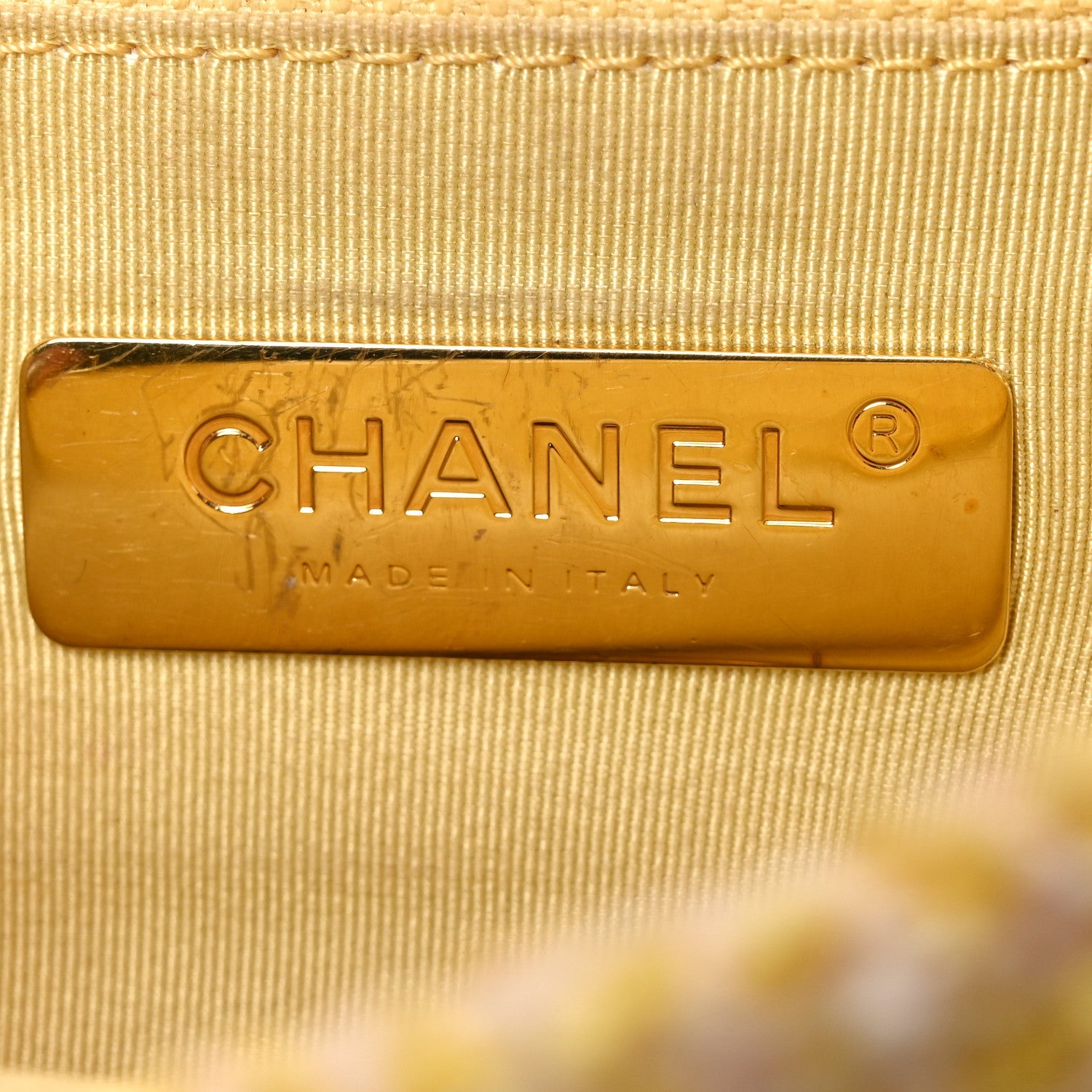 Tweed Quilted Medium Chanel 19 Flap Yellow Pink