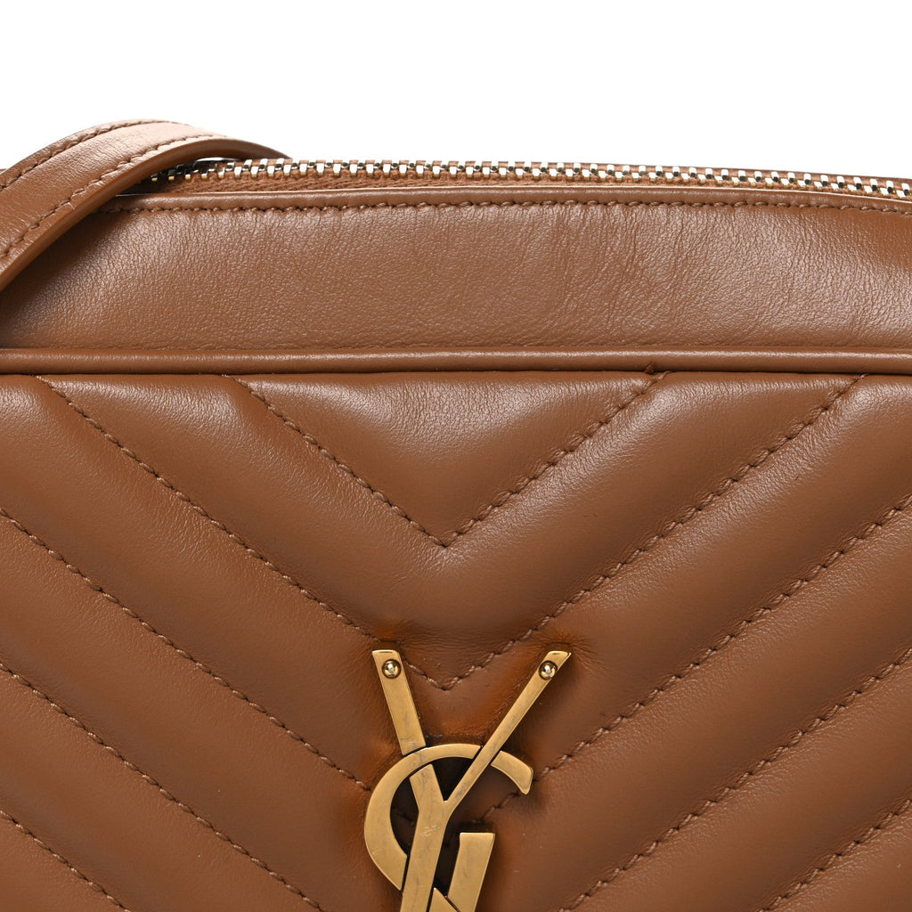 Calfskin Matelasse Monogram Lou Camera Bag Cinnamon