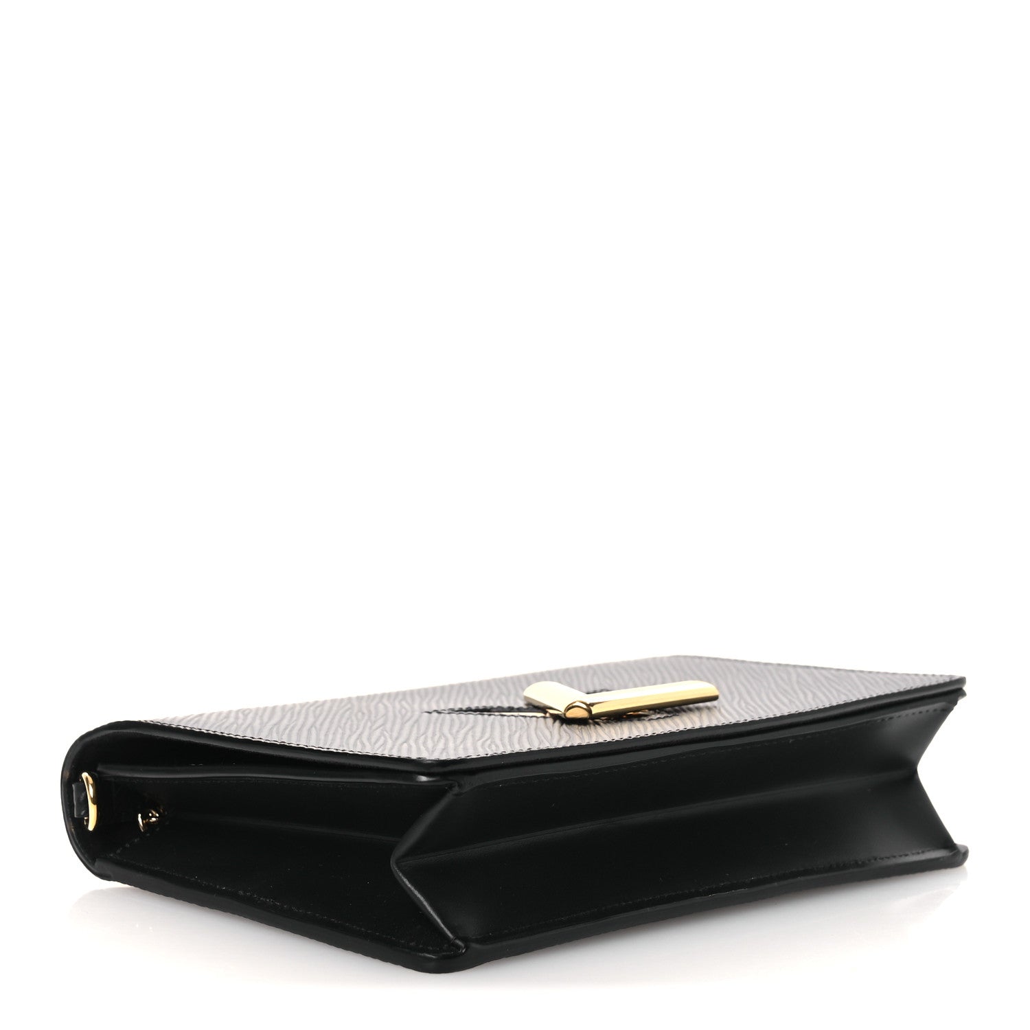 Epi Twist Belt Chain Wallet Black