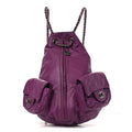 Calfskin Large Backpack Is Back Plum