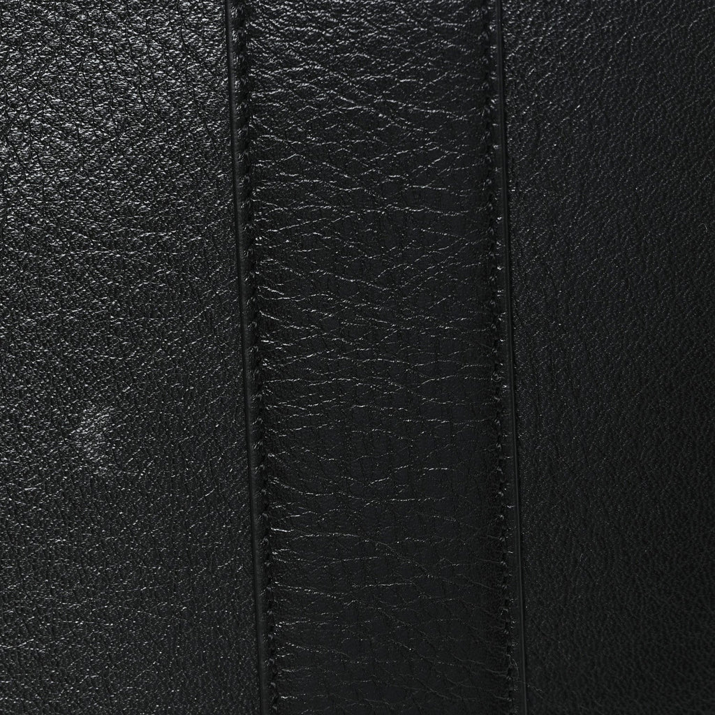 High Shine Grain Bayswater Tote Black