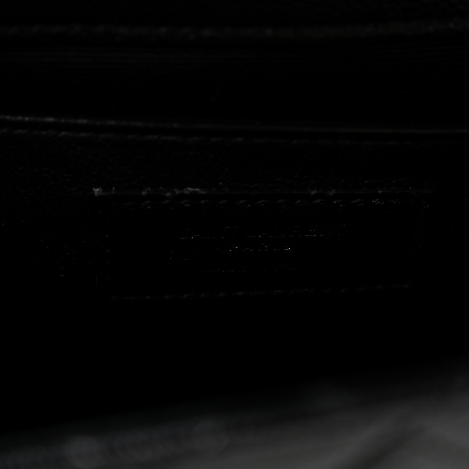 Grain De Poudre Textured Mixed Matelasse Triquilt Medium Monogram Monochrome Satchel Black