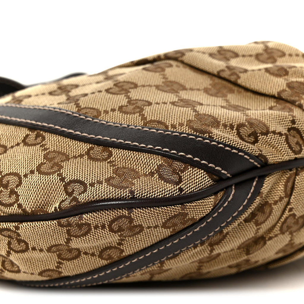 Monogram Small D Gold Ring Messenger Dark Brown