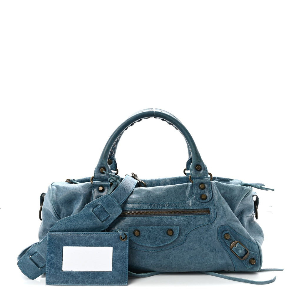 Chevre Classic Hardware Twiggy Bleu