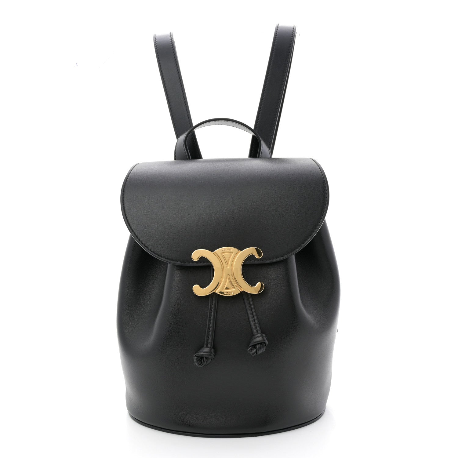 Triomphe Calfskin Bonnie Backpack Black