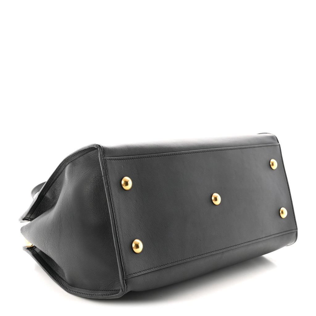 Calfskin Small Classic Y Cabas Black