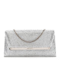 Glitter Margot Clutch Silver