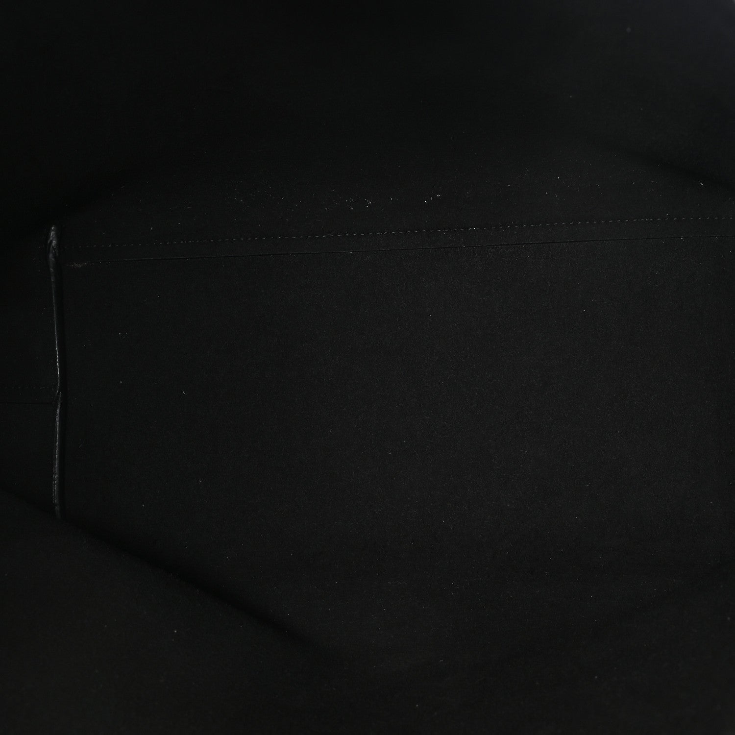 Calfskin Travel Tote Black