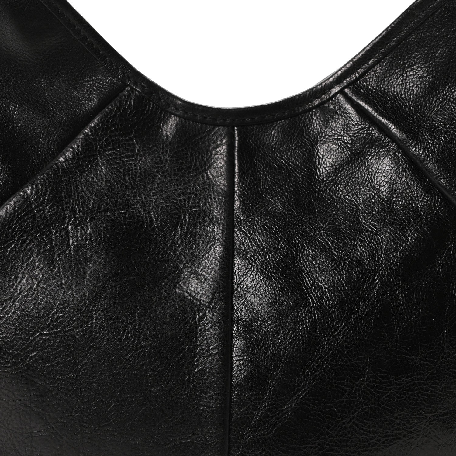 Buffalo Horn Small Mombasa Hobo Black