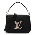 Grained Calfskin Vivienne LV Black