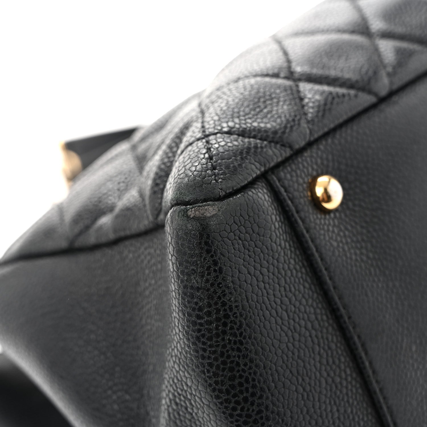 Caviar Quilted XL Grand Shopping Tote GST Black