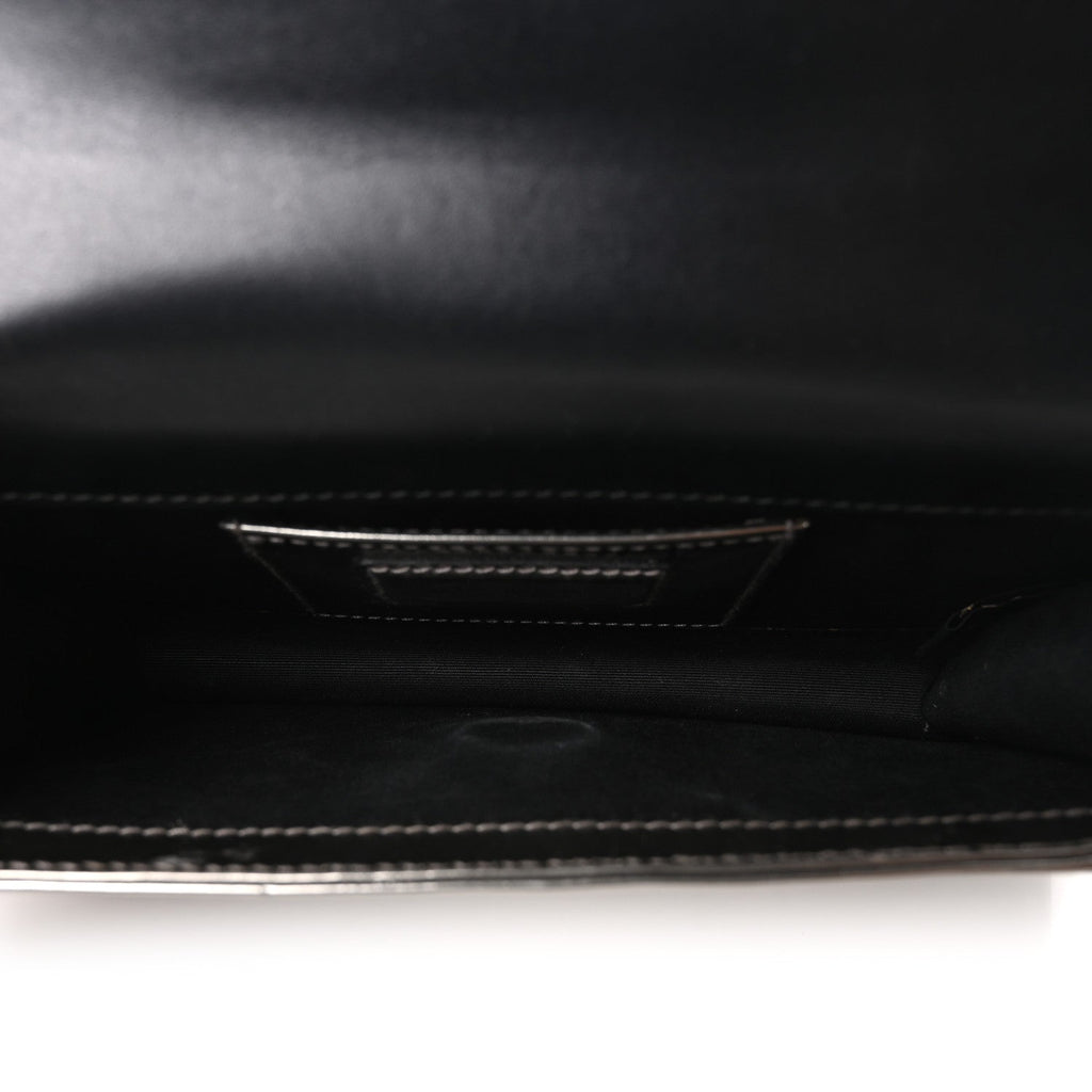 Metallic Serpenti Forever Small Shoulder Bag Silver