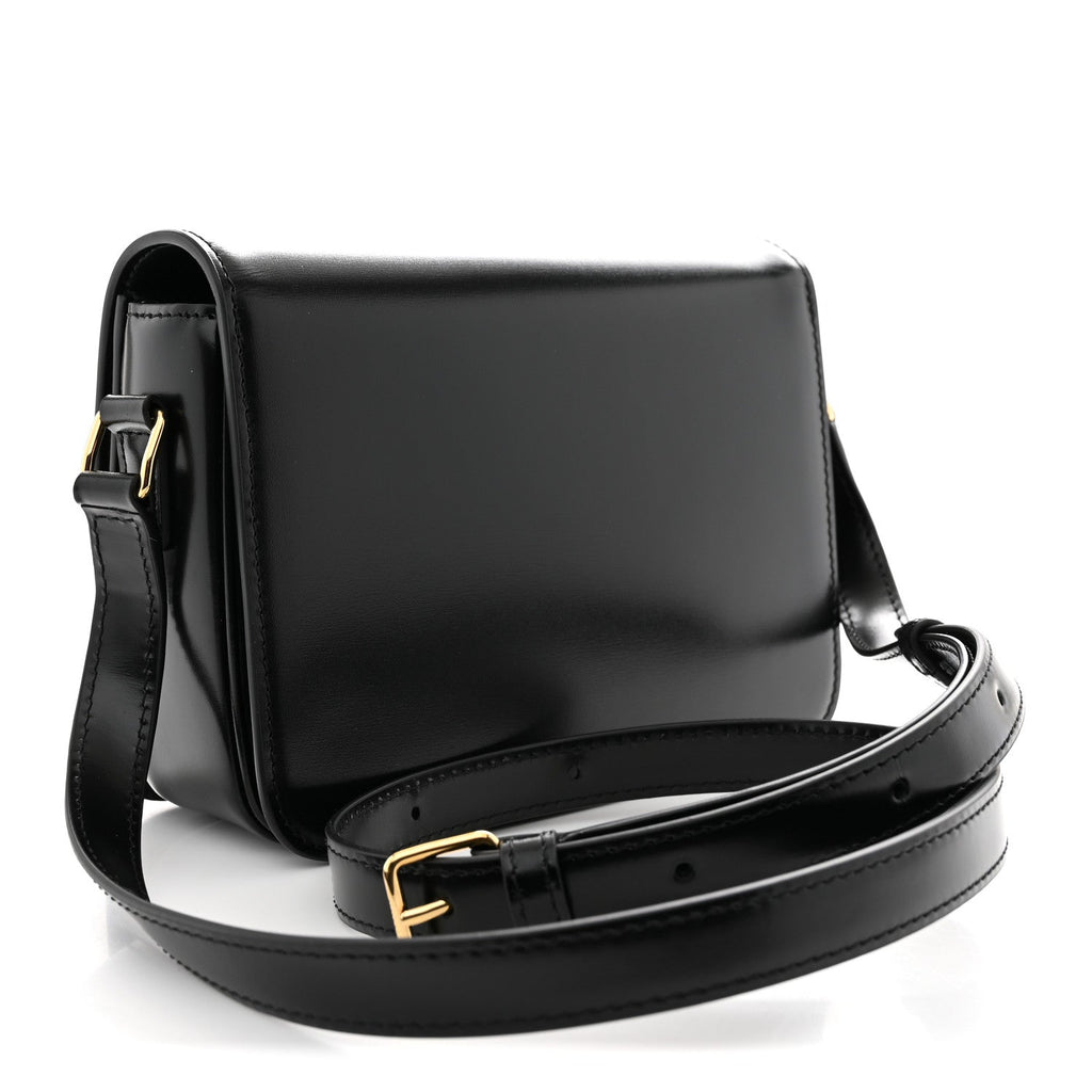 Shiny Calfskin Teen Triomphe Black