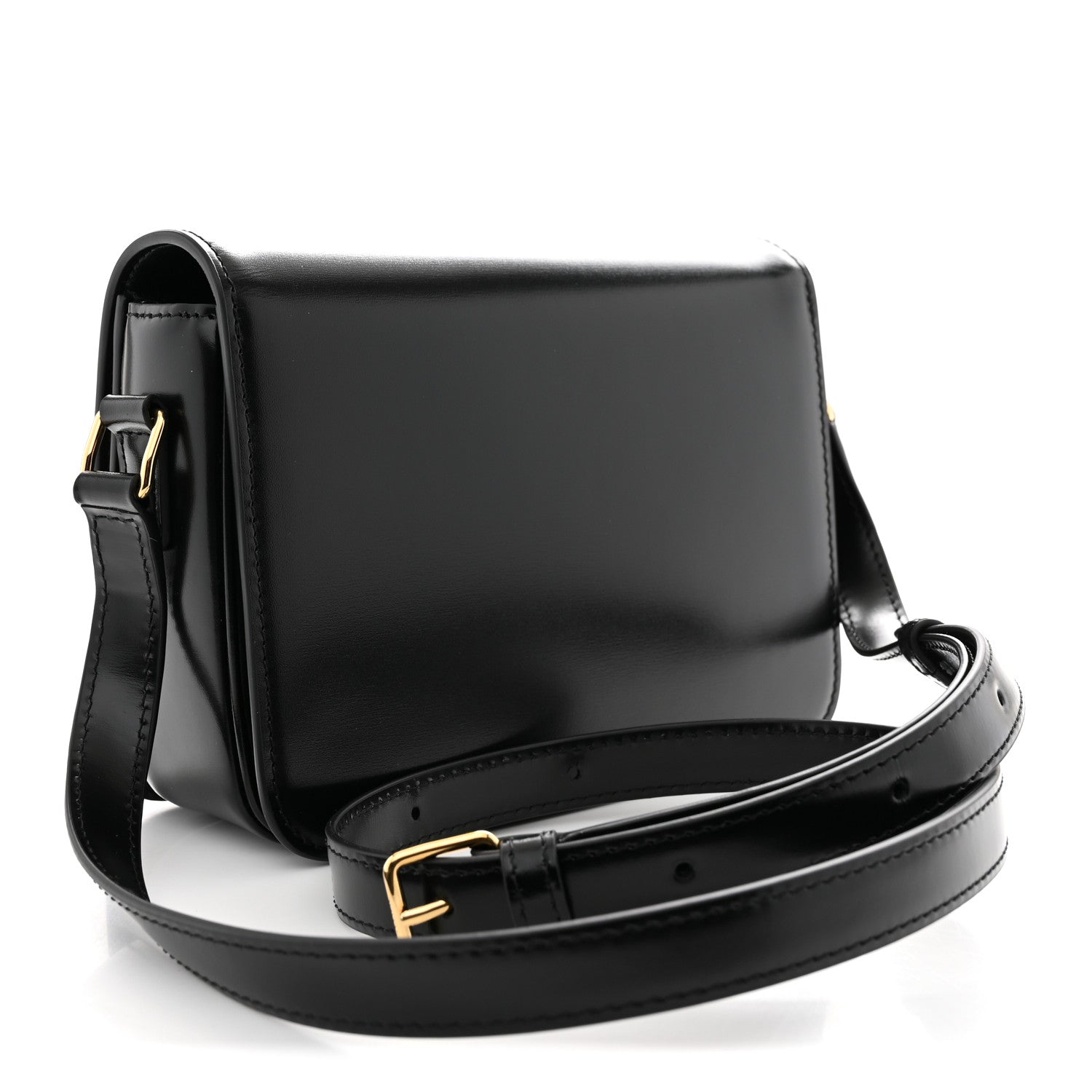 Shiny Calfskin Teen Triomphe Black