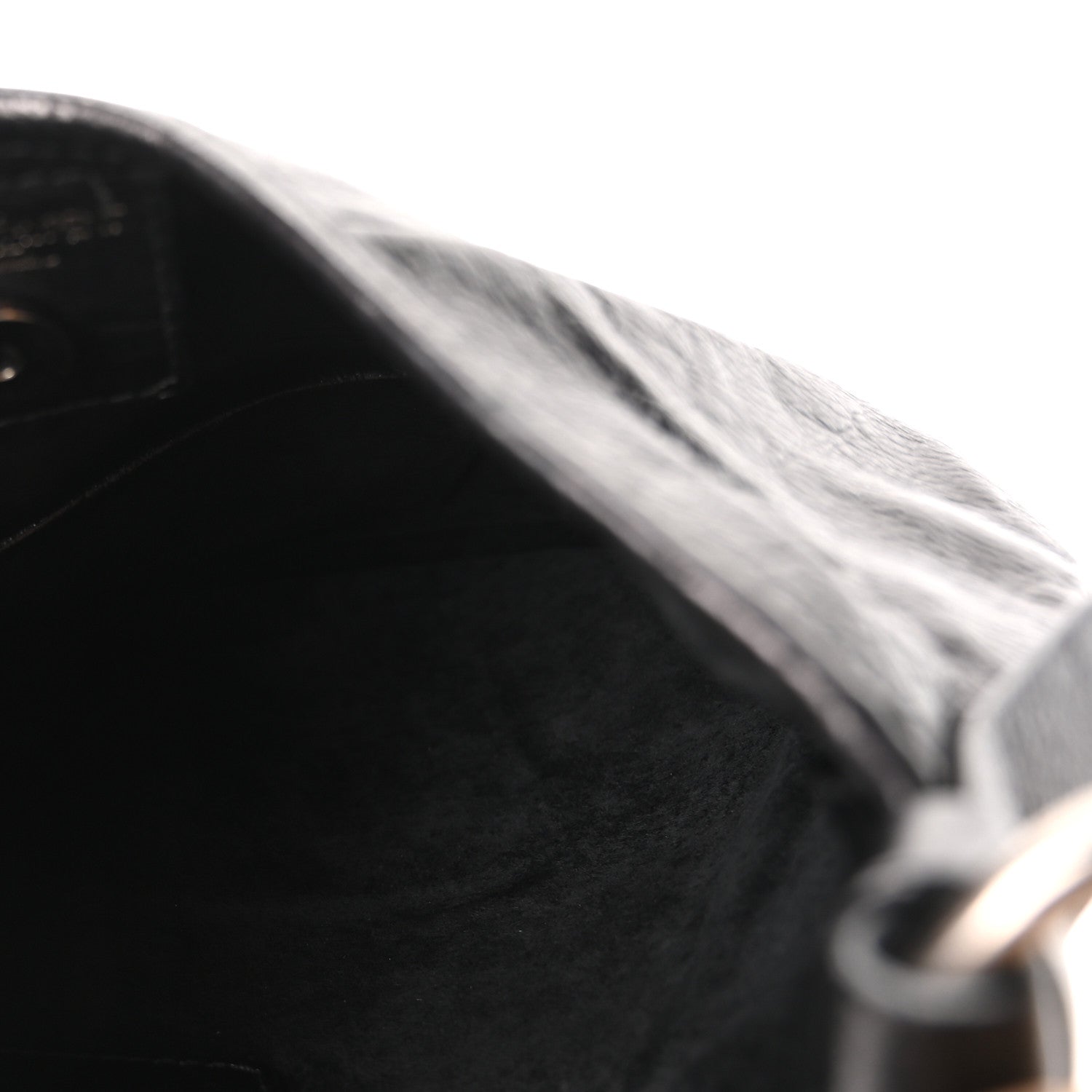 Buffalo Horn Small Mombasa Hobo Black
