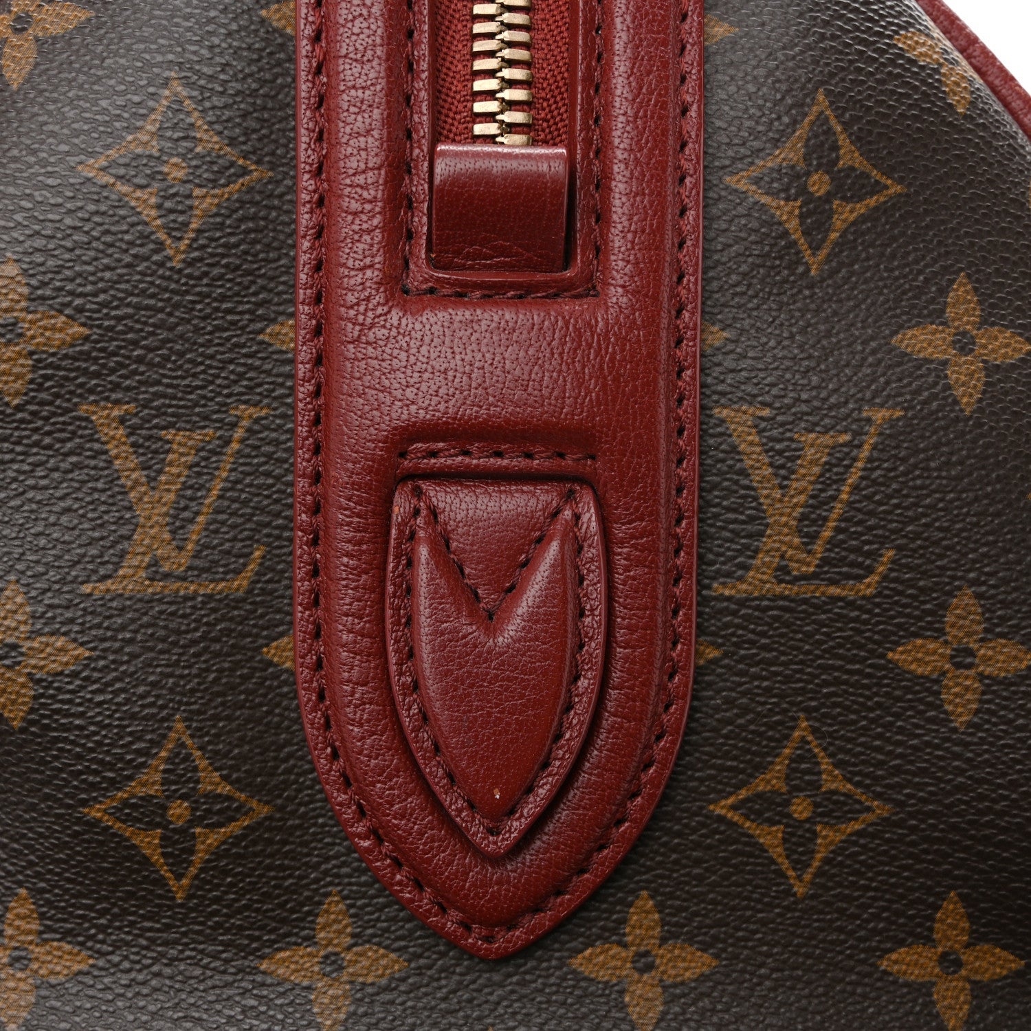 Monogram Golden Arrow Speedy Burgundy
