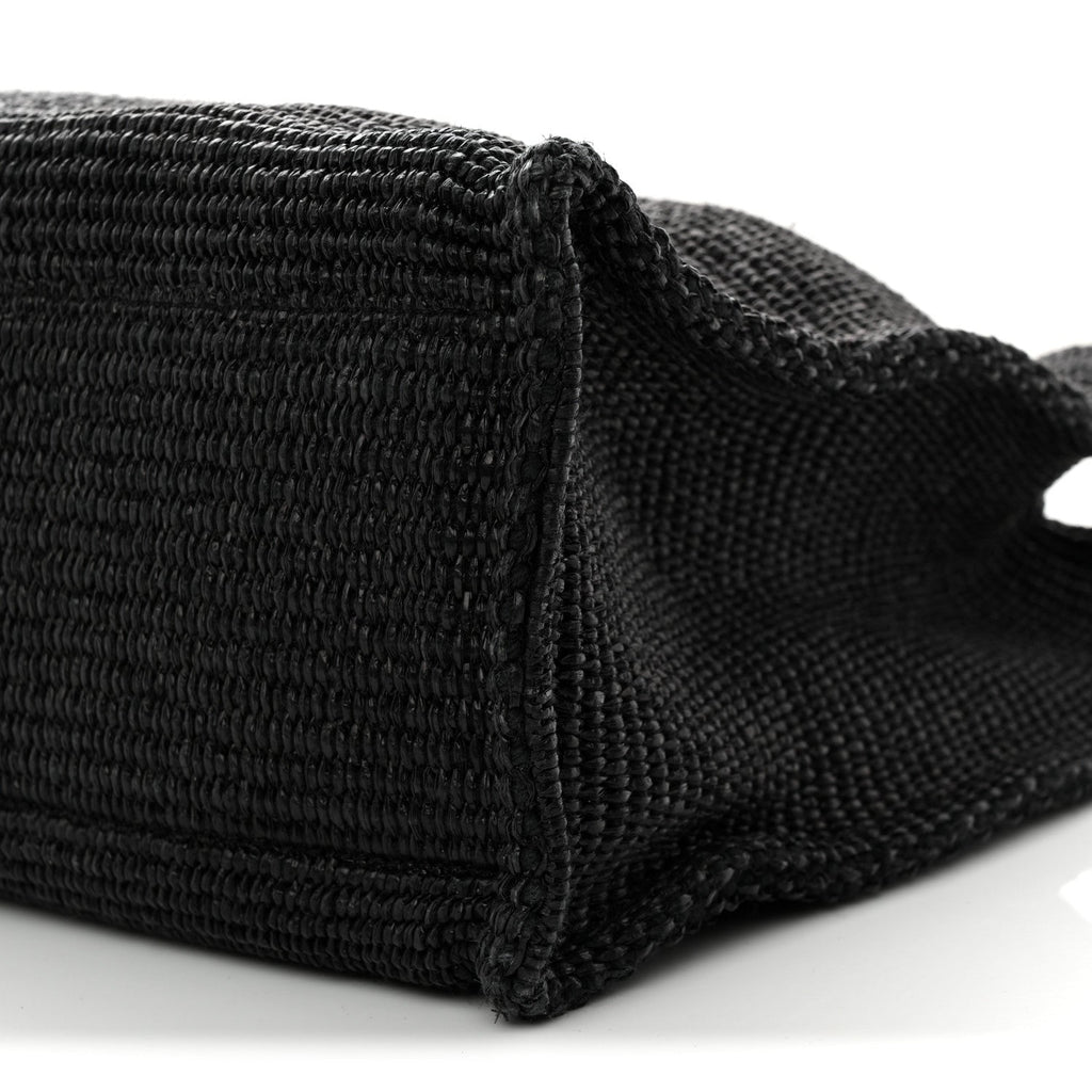 Raffia Medium G Tote Black