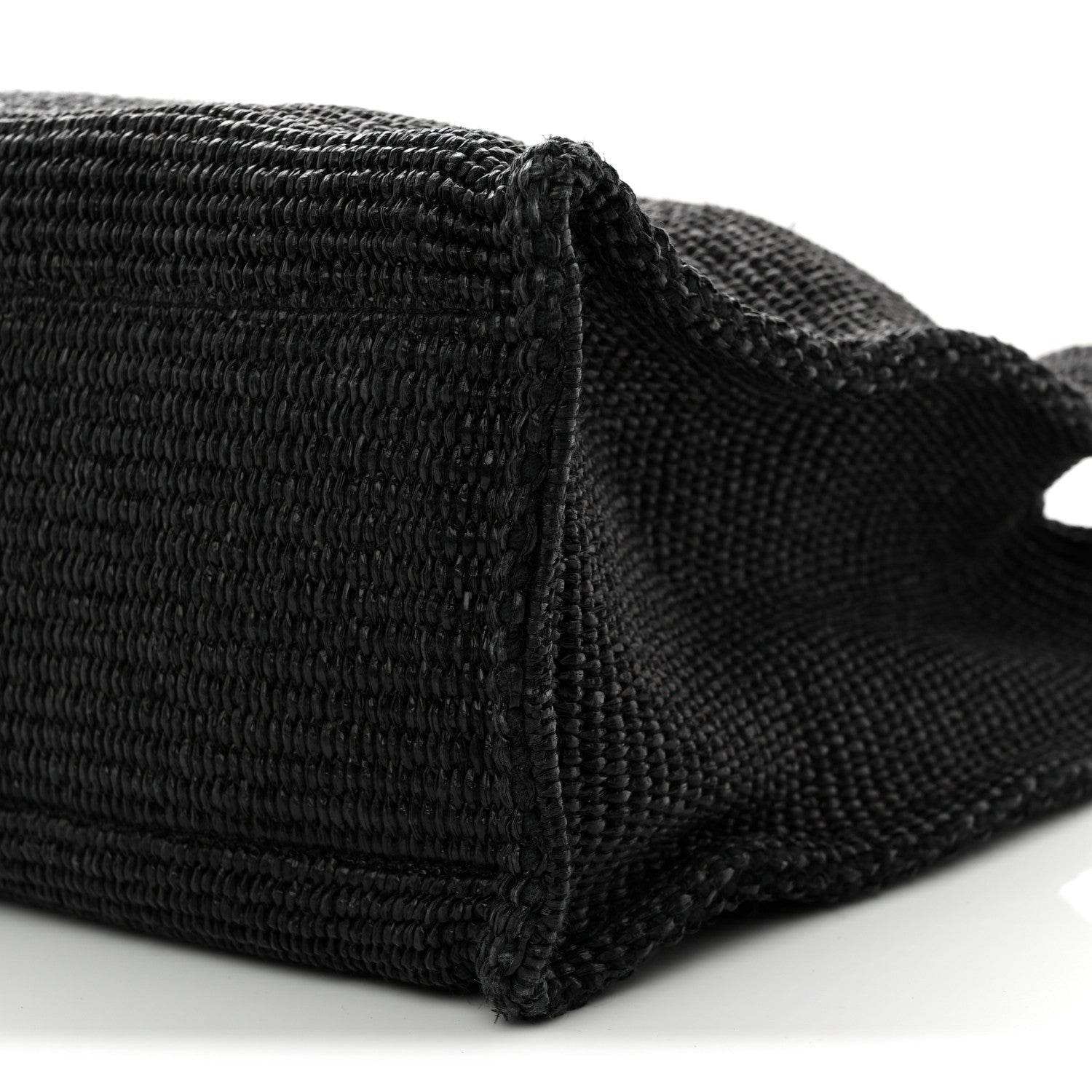 Raffia Medium G Tote Black