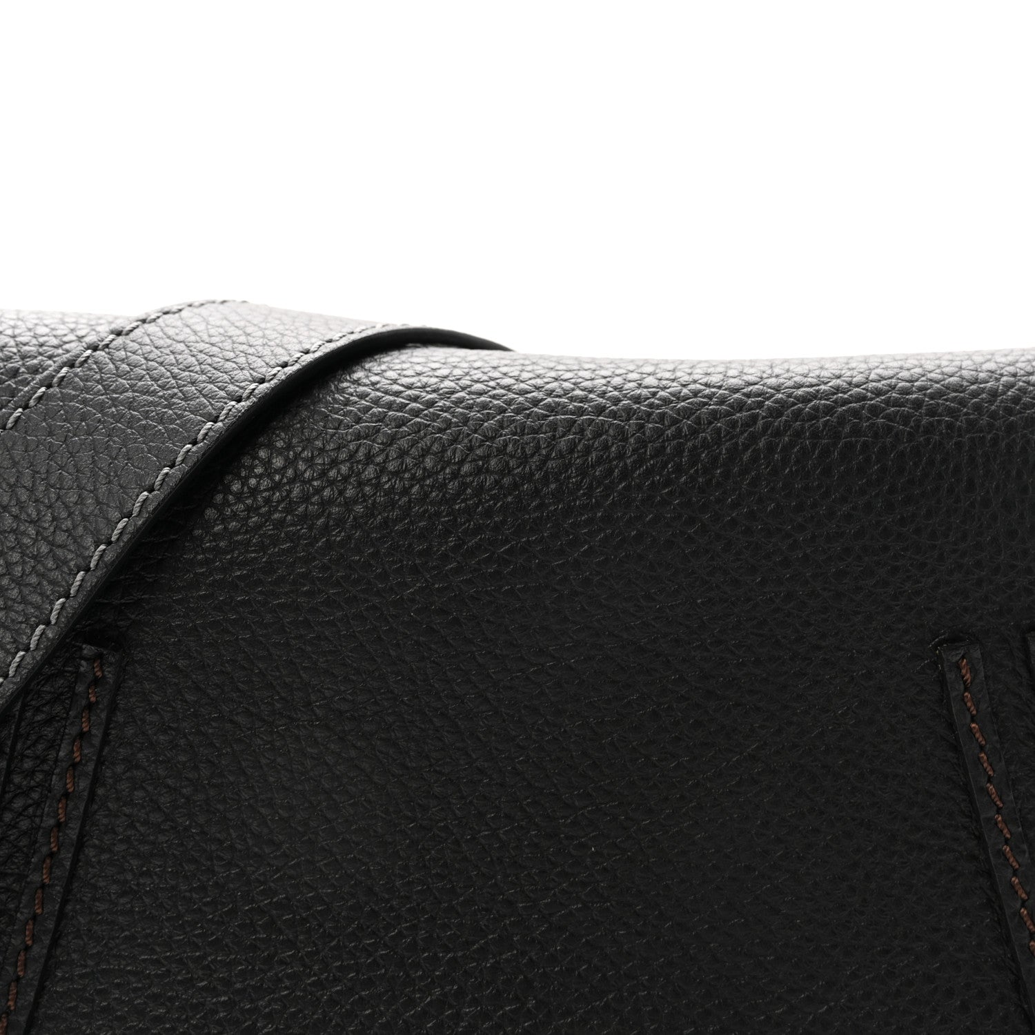 Calfskin Medium Marcie Round Crossbody Bag Black