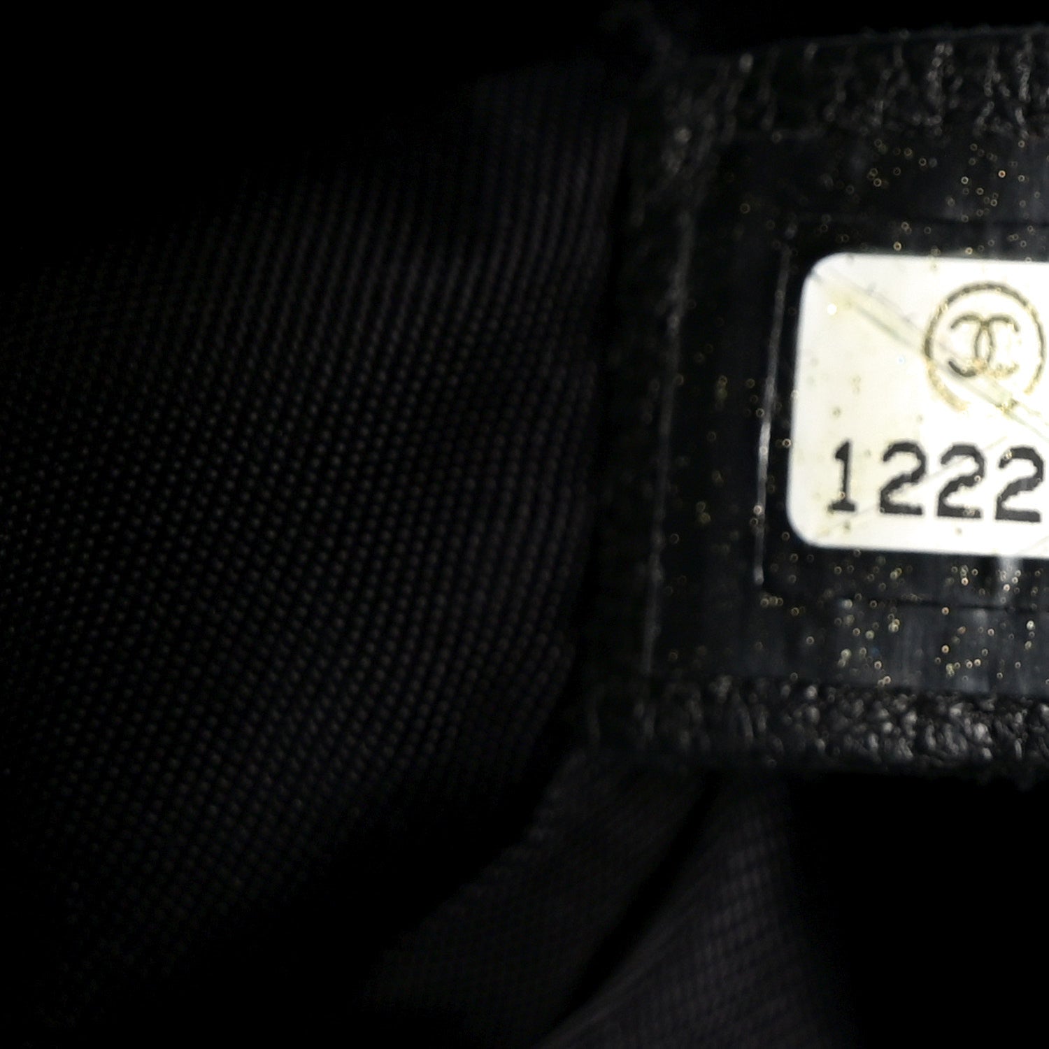 Coated Canvas Quilted Paris Biarritz Bowler Black
